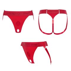 Strap-on-me - Bottom for strap-on dildo - XS-XXL (red)