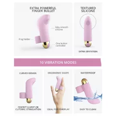 Love to Love Touch Me - Rechargeable Finger Vibrator (Pink)