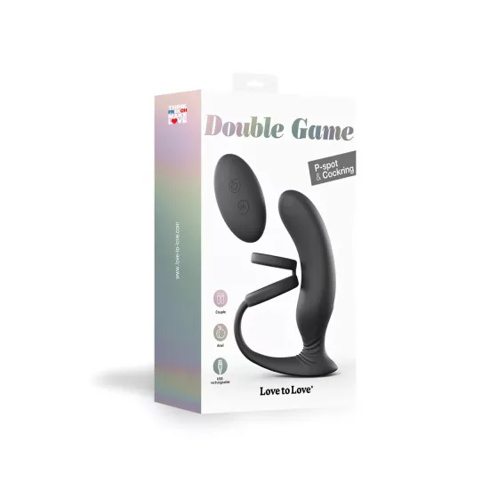 Love to Love - Prostate Vibrator with Ring (Black)