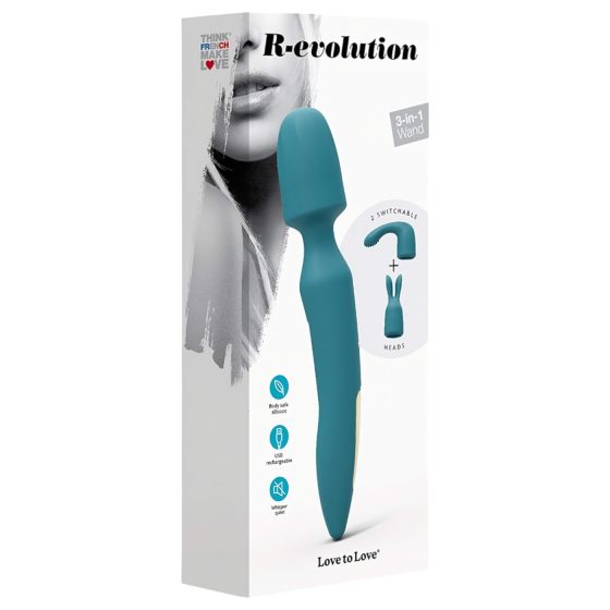 Love to Love R-Evolution - Vibrating Massager Set (Turquoise)