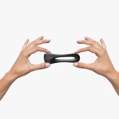 Love to Love Flux - silicone penis ring (black)
