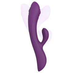   Love to Love Bunny&Clyde - Purple Pulsing Vibrator with Clitoral Arm
