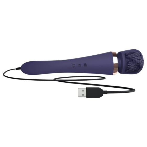 Love to Love Brush Crush - Rechargeable Massage Vibrator (Blue)