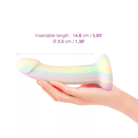 Dildolls Fantasia - Suction Cup Silicone Stripe Dildo