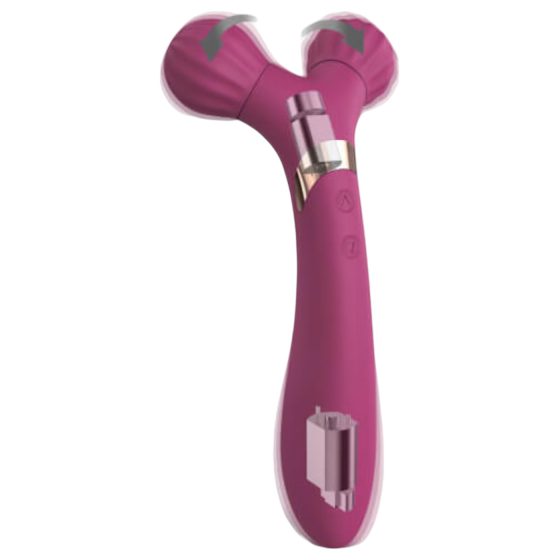 Love to Love Fireball - Rechargeable 2-in-1 Massager Vibrator (Red)