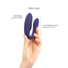   Love to Love Match Up - Rechargeable Radio-Controlled Couples Vibrator (Purple)