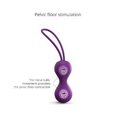 / Love to Love Joia - Silicone Ben Wa Ball Duo (Purple)