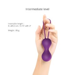 / Love to Love Joia - Silicone Ben Wa Ball Duo (Purple)