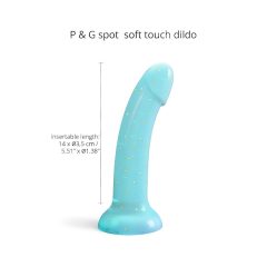 Dildolls Nightfall - Suction Base Starry Dildo (Turquoise)