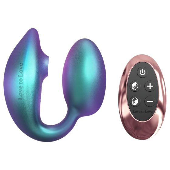 Wonderlover - Metallic Green G-Spot & Clitoral Vibrator