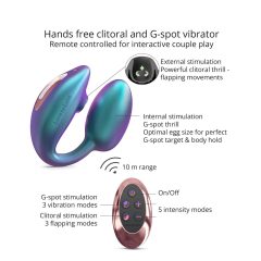 Wonderlover - Metallic Green G-Spot & Clitoral Vibrator