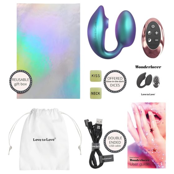 Wonderlover - Metallic Green G-Spot & Clitoral Vibrator