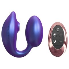   Wonderlover - G-Spot Vibrator with Clitoral Stimulator (Metallic Purple)