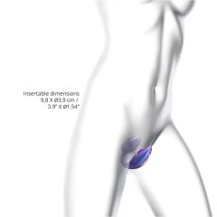   Wonderlover - G-Spot Vibrator with Clitoral Stimulator (Metallic Purple)