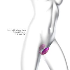   Love to Love Wonderlover - G-spot clitoral vibrator (metallic pink)