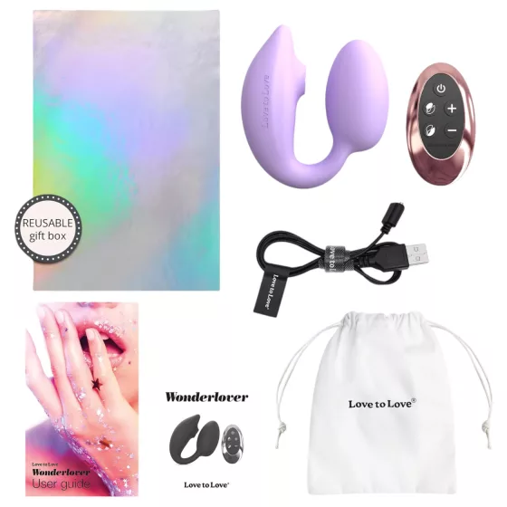 Love to Love Wonderlover - G-Spot Vibrator & Clitoral Stimulator (Purple)