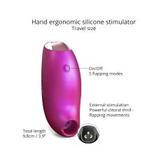   Love to Love Believer - Waterproof Clitoral Vibrator (Metallic Pink)