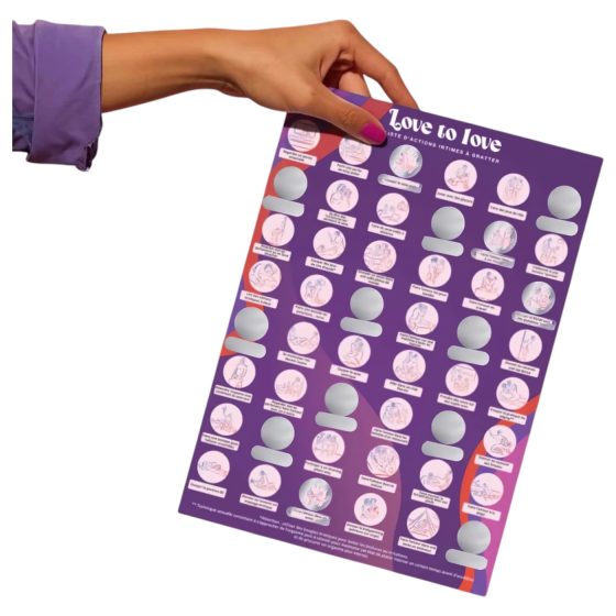 Love to Love - Scratch-Off Poster Sex Game (English Edition)