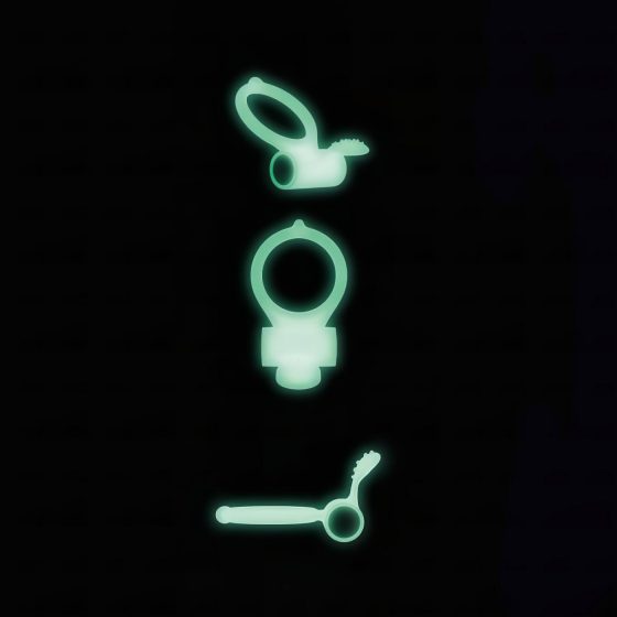 Dorcel - Glow-in-the-Dark Vibrating Ring (White)