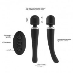 Dorcel Megawand - Rechargeable massager vibrator (black)