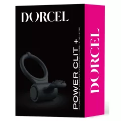   Dorcel Power Clit Plus - rechargeable vibrating penis ring (black)