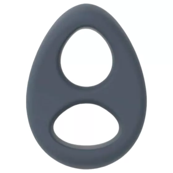 Dorcel Liquid-soft Teardrop - Gray Silicone Penis Ring