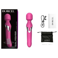   Dorcel Dual Orgasms - Rechargeable 2in1 Massager & Vibrator (Pink)