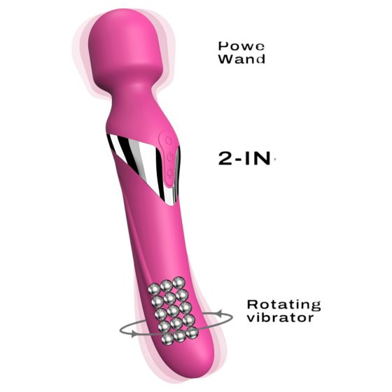 Dorcel Dual Orgasms - Rechargeable 2in1 Massager & Vibrator (Pink)
