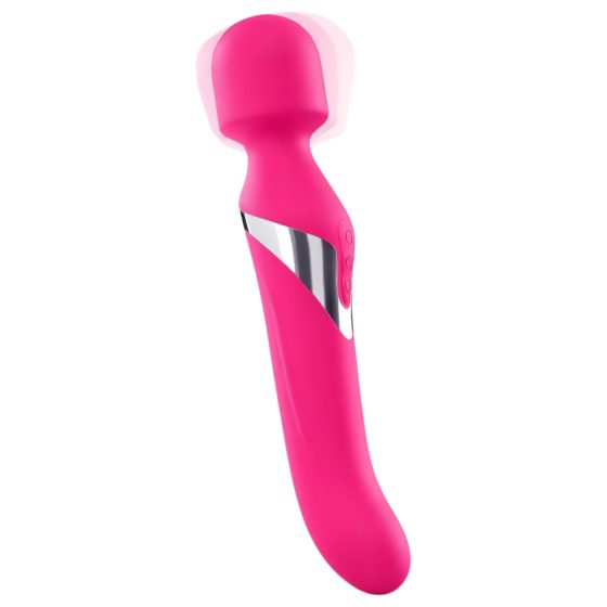 Dorcel Dual Orgasms - Rechargeable 2in1 Massager & Vibrator (Pink)