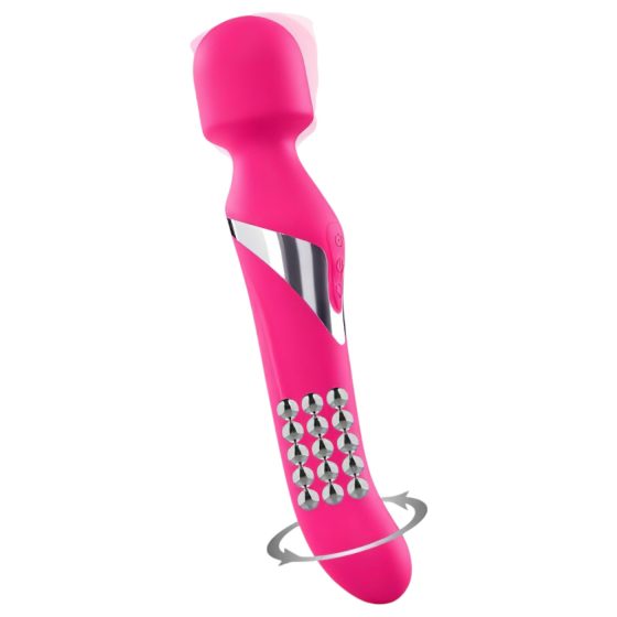 Dorcel Dual Orgasms - Rechargeable 2in1 Massager & Vibrator (Pink)