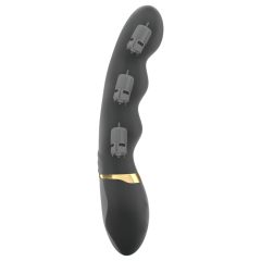   Dorcel Too Much 2.0 - Rechargeable Triple-Motor Vibrator (Black-Gold)