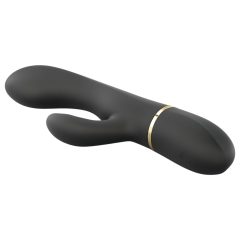  Dorcel Glam Rabbit - Rechargeable Black Vibrator with Clitoral Arm