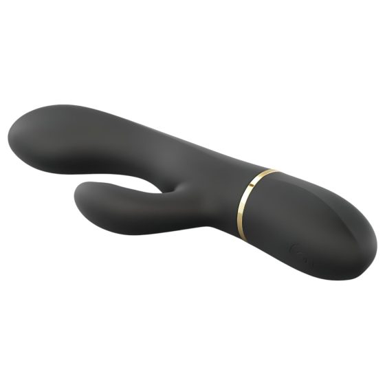 Dorcel Glam Rabbit - Rechargeable Black Vibrator with Clitoral Arm
