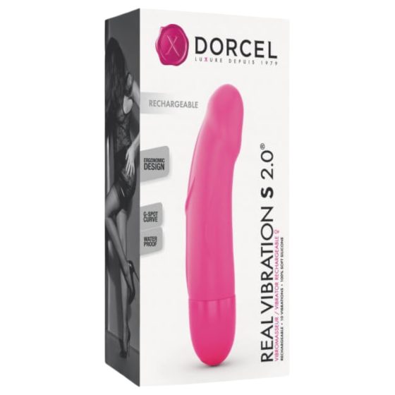 / Dorcel Real Vibration S 2.0 - Rechargeable Vibrator (Pink)