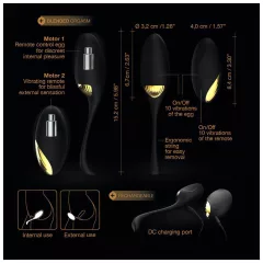 Dorcel Secret Orgasm - Vibrating Egg (Black)