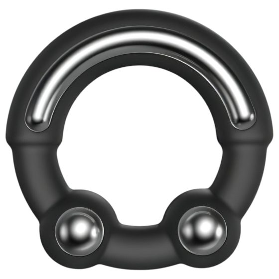 Dorcel Stronger Ring - Metal-Enhanced Penis Ring (Black)