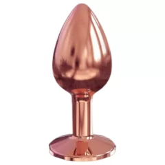   Dorcel Diamond Plug S - aluminium anal plug - small (rose gold)