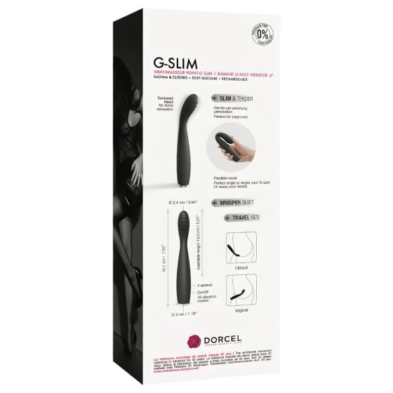 / Dorcel G-Slim Rechargeable G-Spot Vibrator (Black)