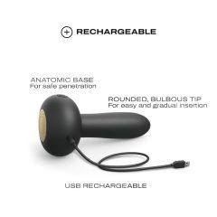 Dorcel Deep Thrust – Thrusting Vibrator (Black)