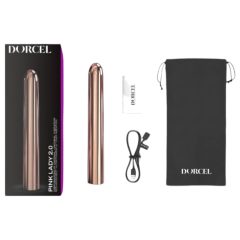   Dorcel Pink Lady 2.0 - Rechargeable Wand Vibrator (Rose Gold)