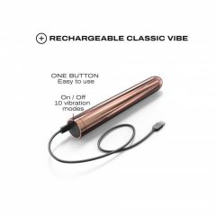   Dorcel Pink Lady 2.0 - rechargeable pole vibrator (rose gold)