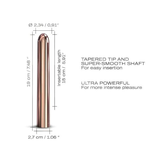 Dorcel Pink Lady 2.0 - Rechargeable Wand Vibrator (Rose Gold)