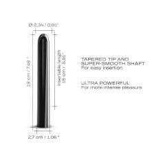 Dorcel Black Muse 2.0 - Rechargeable Black Wand Vibrator