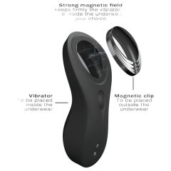   Dorcel Discreet Rechargeable Wireless Clitoral Vibrator (Black)