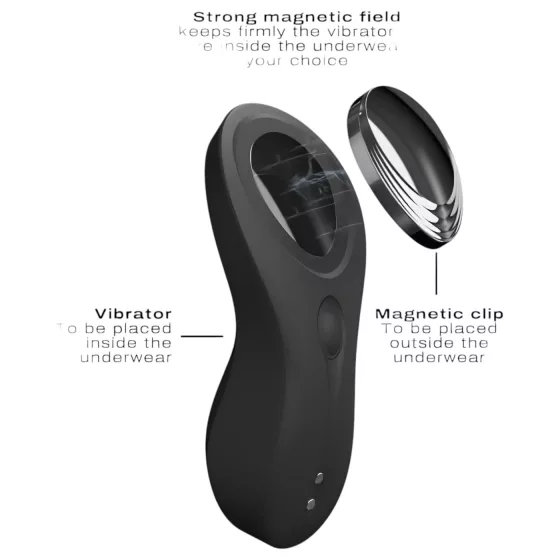 Dorcel Discreet Rechargeable Wireless Clitoral Vibrator (Black)