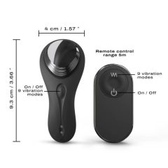   Dorcel Discreet Vibe + - rechargeable radio clitoral vibrator (black)