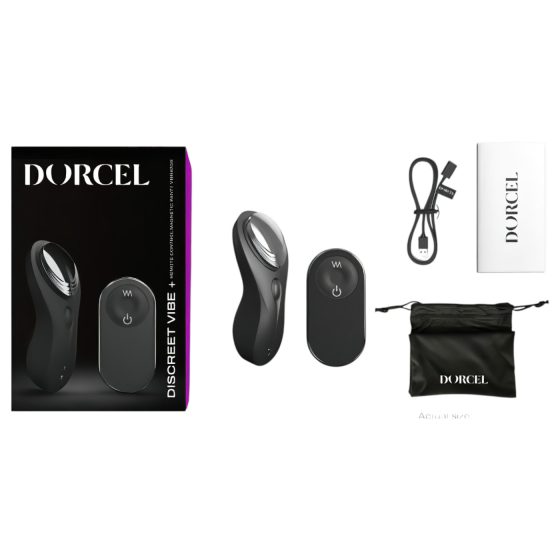 Dorcel Discreet Rechargeable Wireless Clitoral Vibrator (Black)