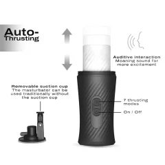   Dorcel Thrust Blow - Rechargeable Thrusting Masturbator (Black)