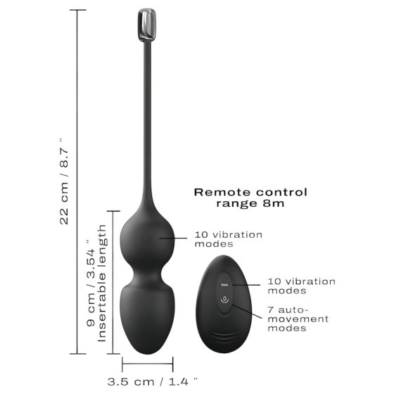 Dorcel Love Balls - Magnetic Geisha Duo (Black)