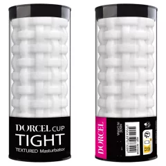   Dorcel Cup Tight - beaded‑chamber masturbator for men (white)